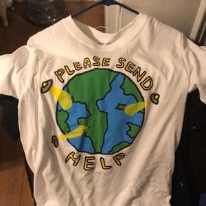 eco-activist “please send help” design